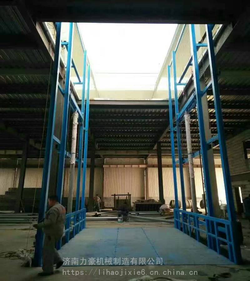 承德升降货梯-5吨电动升降货梯-电动货梯报价-力豪机械